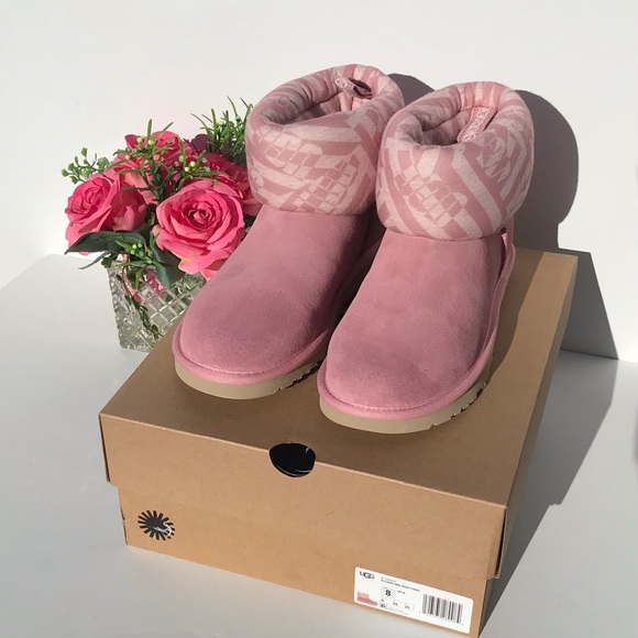 UGG Classic Mini Jersey Stripe Boot - Picture 4 of 8